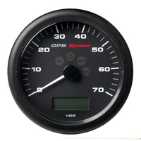 A2C59501781     Veratron 4-1/4" (110MM) ViewLine GPS Speedometer 0-70 KNOTS/KMH/MPH - 8 to 16V Black Dial &amp; Bezel     81538