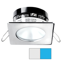 A503-12AAG-E     i2Systems Apeiron A503 3W Spring Mount Light - Square/Round - Cool White &amp; Blue - Polished Chrome Finish     82106