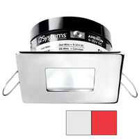 A503-14AAG-H     i2Systems Apeiron A503 3W Spring Mount Light - Square/Square - Cool White &amp; Red - Polished Chrome Finish     82159