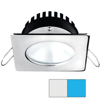 A506-12AAG-E     i2Systems Apeiron A506 6W Spring Mount Light - Square/Round - Cool White &amp; Blue - Polished Chrome Finish     82172