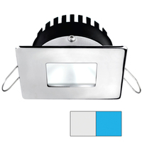 A506-14AAG-E     i2Systems Apeiron PRO A506 6W Spring Mount Light - Square/Square - Cool White &amp; Blue - Polished Chrome Finish     82177