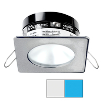 A503-42AAG-E     i2Systems Apeiron PRO A503 - 3W Spring Mount Light - Square/Round - Cool White &amp; Blue - Brushed Nickel Finish     82217