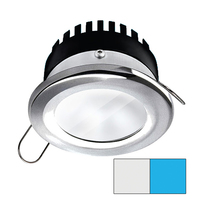 A506-41AAG-E     i2Systems Apeiron PRO A506 - 6W Spring Mount Light - Round - Cool White &amp; Blue - Brushed Nickel Finish     82227