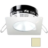 A503-32CBBR     i2Systems Apeiron PRO A503 - 3W Spring Mount Light - Square/Round - Warm White - White Finish     82245