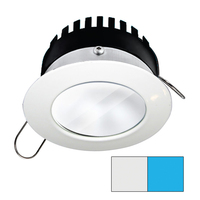 A506-31AAG-E     i2Systems Apeiron PRO A506 - 6W Spring Mount Light - Round - Cool White &amp; Blue - White Finish     82257