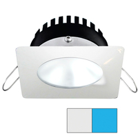 A506-32AAG-E     i2Systems Apeiron PRO A506 - 6W Spring Mount Light - Square/Round - Cool White &amp; Blue - White Finish     82262