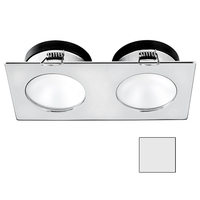 A1110Z-45AAH     i2Systems Apeiron A1110Z - 4.5W Spring Mount Light - Double Round - Cool White - Brushed Nickel Finish     82293