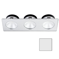 A1110Z-46AAH     i2Systems Apeiron A1110Z - 4.5W Spring Mount Light - Triple Round - Cool White - Brushed Nickel Finish     82295