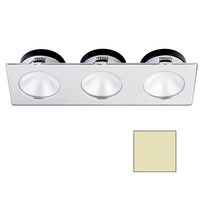 A1110Z-46CAB     i2Systems Apeiron A1110Z - 4.5W Spring Mount Light - Triple Round - Warm White - Brushed Nickel Finish     82296