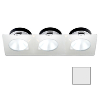 A1110Z-36AAH     i2Systems Apeiron A1110Z - 4.5W Spring Mount Light - Triple Round - Cool White - White Finish     82305