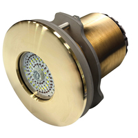 101450     Lumitec SeaBlaze Typhoon Underwater Light - Bronze Thru-Hull - White/Blue - Flush Mount     82358