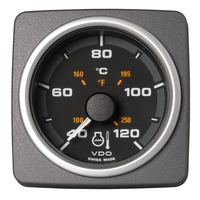 A2C59501931     Veratron 52 MM (2-1/16") AcquaLink Coolant Temp Gauge 40&deg; to120&deg;C - Black Dial &amp; Bezel     82540