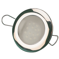 404332-3     Sea-Dog LED Overhead Light 2-7/16" - Brushed Finish - 60 Lumens - Frosted Lens - Stamped 304 Stainless Steel     82983