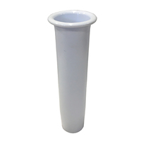 88152-8     Tigress Lipped Insert f/10" Flared Rod Holder - White     83581