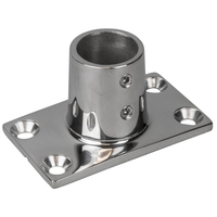 281901-1     Sea-Dog Rail Base Fitting Rectangular Base 90&deg; 316 Stainless Steel - 1-7/8" x 3-3/16" - 1" OD     83635