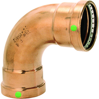 20623     Viega ProPress 2-1/2" - 90&deg; Copper Elbow - Double Press Connection - Smart Connect Technology     83761