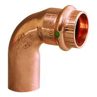 77347     Viega Propress 1/2" - 90&deg; Copper Elbow - Street/Press Connection - Smart Connect Technology     83762