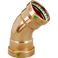 20653     Viega ProPress 2-1/2" - 45&deg; Copper Elbow - Double Press Connection - Smart Connect Technology     83775