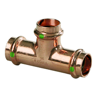 77442     Viega ProPress 1-1/4" Copper Tee - Triple Press Connection - Smart Connect Technology     83788