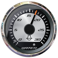 22023     Faria Platinum 2" Water Pressure Gauge - 30 PSI     83978