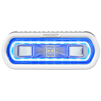 51101     RIGID Industries SR-L Series Marine Spreader Light - White Surface Mount - White Light w/Blue Halo     84487