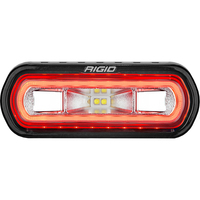 52102     RIGID Industries SR-L Series Marine Spreader Light - Black Surface Mount - White Light w/Red Halo     84494