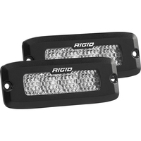 925513BLK     RIGID Industries SR-Q Series PRO Spot Diffused LED - Flush Mount - Pair - Black     84510