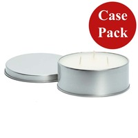 51023-CASE     Camco Citronella Candle w/Lid - 4" x 1" 16-Hour Burn Time - 3 Wicks *6-Pack     84938