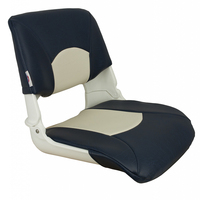 1061016     Springfield Skipper Standard Seat Fold Down - White/Blue     85241