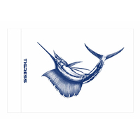 88420     Tigress Sailfish Release Flag - 12" x 18"     85309