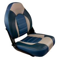 1061069-B     Springfield Skipper Premium HB Folding Seat - Blue/Grey     85961