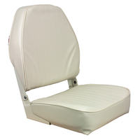 1040649     Springfield High Back Folding Seat - White     85973