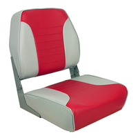 1040655     Springfield Economy Multi-Color Folding Seat - Grey/Red     85975