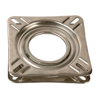 1100009     Springfield 7" Non-Locking Swivel Base - Stainless Steel     86034