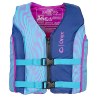 121000-500-002-21     Onyx Shoal All Adventure Youth Paddle &amp; Water Sports Life Jacket - Blue     86086