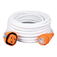 C30503W     SmartPlug 30AMP/125V Cordset Female, SmartPlug Boatside &amp; 30AMP Twist Type Dockside - White - 50'     86519