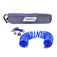 41982     Camco 40' Coiled Hose &amp; Spray Nozzle Kit     86559