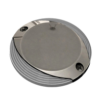 101672     Lumitec Scallop Surface Mount Pathway Light - Spectrum RGBW/Warm White - Stainless Steel Housing     87622