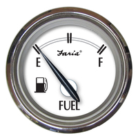 25000     Faria Newport SS 2" Fuel Level Gauge - E-1/2-F     87938