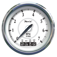 45000     Faria Newport SS 4" Tachometer w/System Check Indicator f/Johnson/Evinrude Gas Outboard - 7000 RPM     87950