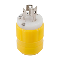 4721CR     Marinco Locking Plug - 15A, 125V - Yellow     89024