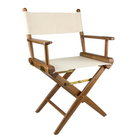 60044     Whitecap Director's Chair w/Natural Seat Covers - Teak     89206