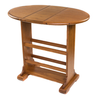 60054     Whitecap Small Drop Leaf Table - Teak     89212