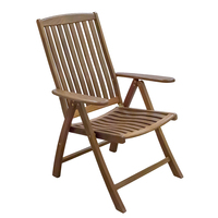 60071     Whitecap Reclining Arm Chair - Teak     89218