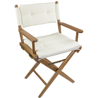 61043     Whitecap Director's Chair w/Cream Cushion - Teak     89244