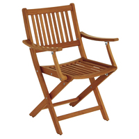 63070     Whitecap Folding Chair w/Arms - Teak     89263