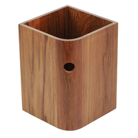 63206     Whitecap EKA Collection Waste Basket - Teak     89280