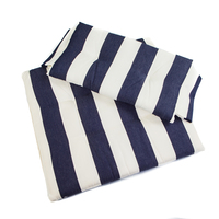 97240     Whitecap Seat Cushion Set f/Director's Chair - Navy &amp; White Stripes     89301