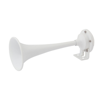 10104     Marinco White Epoxy Coated Single Trumpet Mini Air Horn     89740