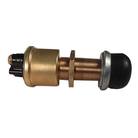 164000BR     Raritan Heavy-Duty Push Button Switch - Brass     90127